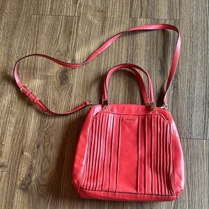 Coach Vibrant Red Shoulder Bag